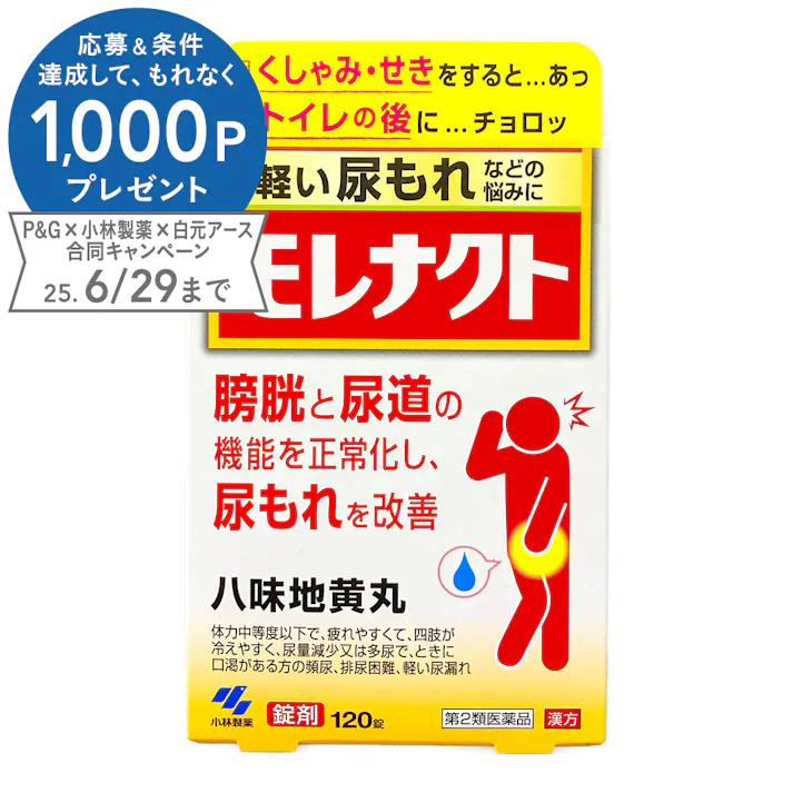 【店舗限定】第2類医薬品 小林製薬 モレナクト 120錠