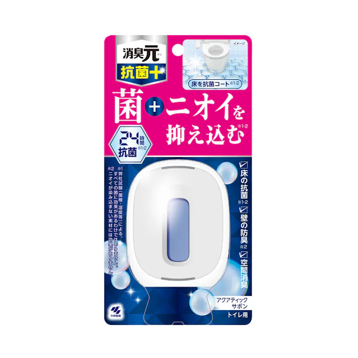 小林製薬 トイレの消臭元 抗菌+ アクアティックサボン 6.8ml