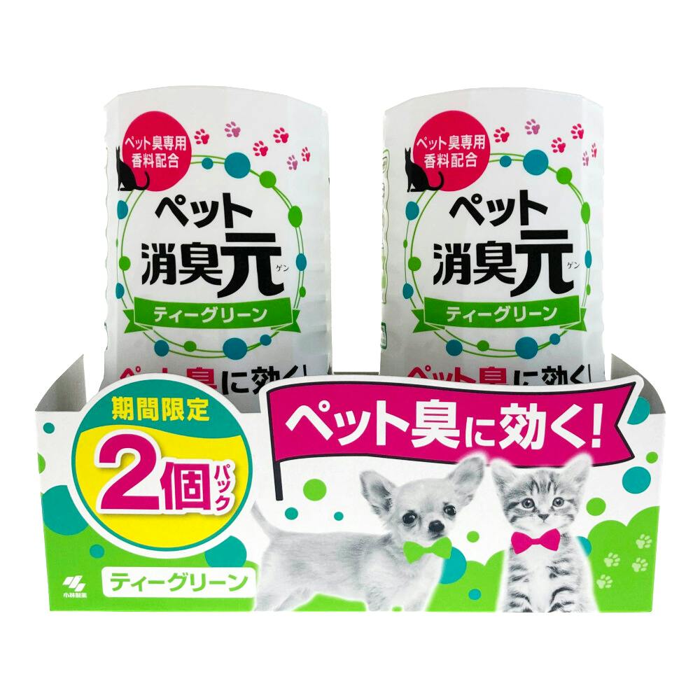 新作入荷!! 消臭元 ペット用 部屋用 ティーグリーン 消臭剤 400ml 3個