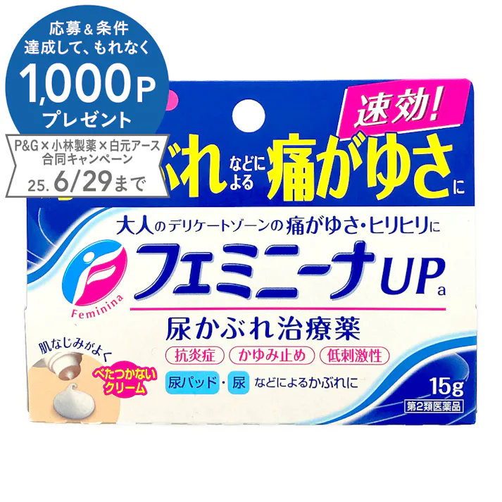 【店舗限定】第2類医薬品 小林製薬 フェミニーナUPa 15g