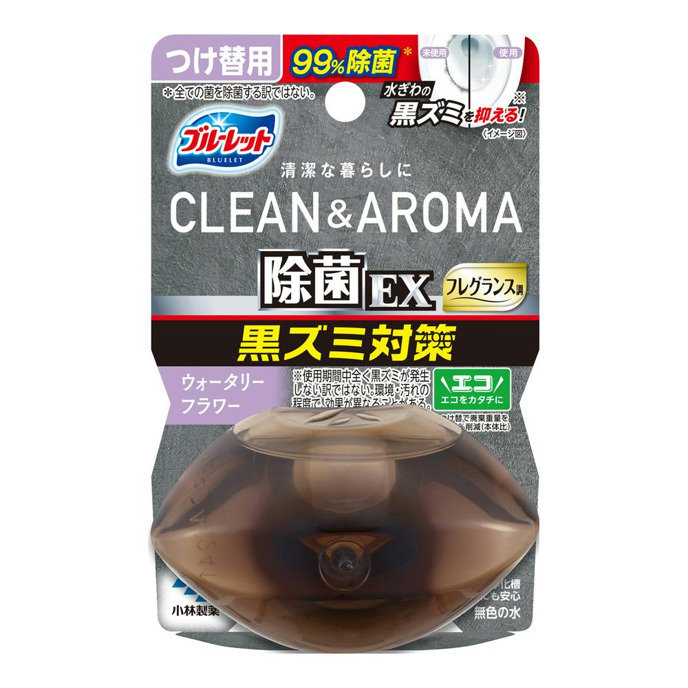 液体ブルーレットおくだけ除菌EX フレグランス クリーン&アロマ ウォータリーフラワー つけ替用 トイレ洗剤 液体ブルーレットおくだけ除菌EX フレグランス クリーン&アロマ ウォータリーフラワー つけ替用 トイレ洗剤