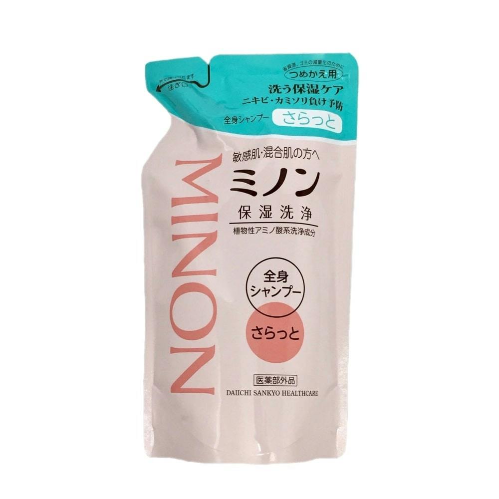 第一三共ヘルスケア ミノン全身シャンプーさらっとつめ替え 380ml ボディソープ 第一三共ヘルスケア ミノン全身シャンプーさらっとつめ替え 380ml ボディソープ