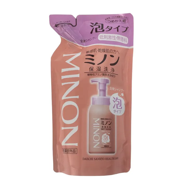 ミノン 全身シャンプー 泡タイプ 詰替 400ml