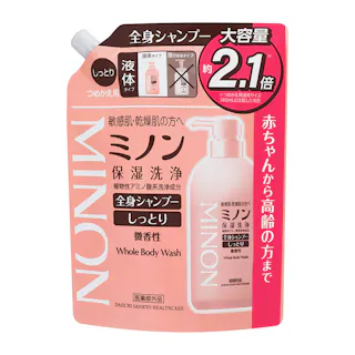 ミノン 全身シャンプー しっとりタイプ 詰替 800ml