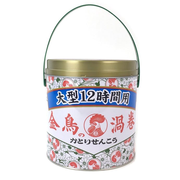 大日本除虫菊 KINCHO 金鳥の渦巻 大型 12時間用 40巻 缶入