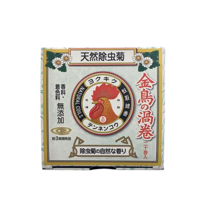金鳥 渦巻 20巻 ミニサイズ 天然除虫菊(販売終了)
