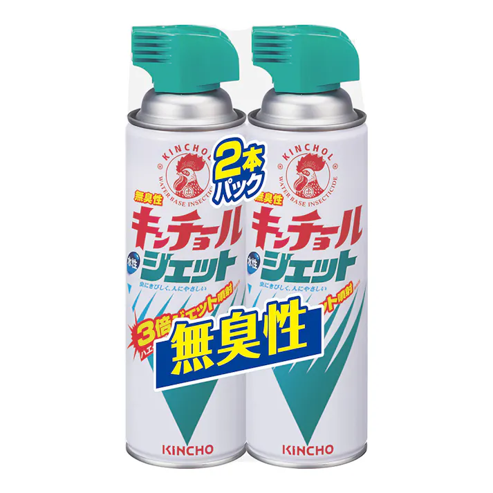 大日本除虫菊 KINCHO 水性キンチョールジェット 無臭性 450ml×2本パック