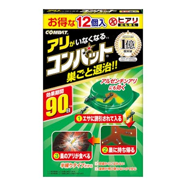 大日本除虫菊 KINCHO アリがいなくなるコンバット 12個入