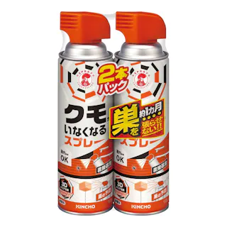 大日本除虫菊 KINCHO クモがいなくなるスプレー 450ml×2本パック