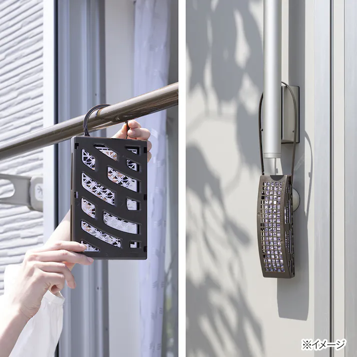 大日本除虫菊 KINCHO 虫コナーズ 366日用トリプルパック プレートタイプ2個+玄関用1個 ブラウン