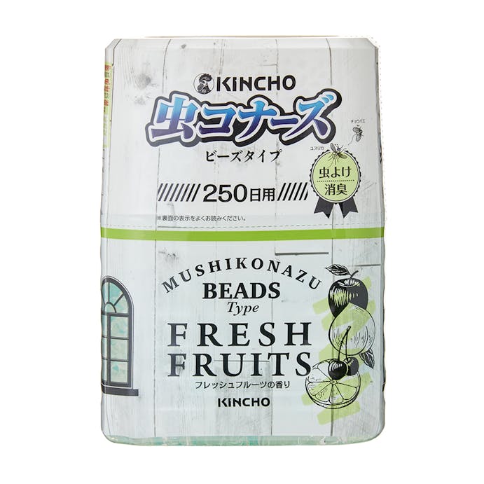 大日本除虫菊 Kincho 虫コナーズ ビーズタイプ 250日 フレッシュフルーツの香り ホームセンター通販 カインズ