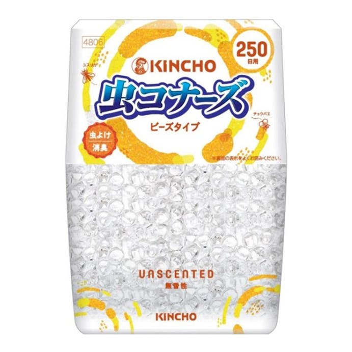 大日本除虫菊 KINCHO 虫コナーズ ビーズタイプ 250日 無香性, , product