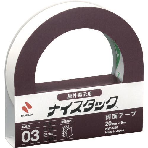 ニチバン 両面テープ ナイスタック屋外用 NW-N20 20mmX5m NW-N20 汎用両面テープ ニチバン 両面テープ ナイスタック屋外用 NW-N20 20mmX5m NW-N20 汎用両面テープ