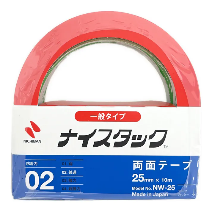 ニチバン ナイスタツク 両面テープ 25mm×10m NW-25