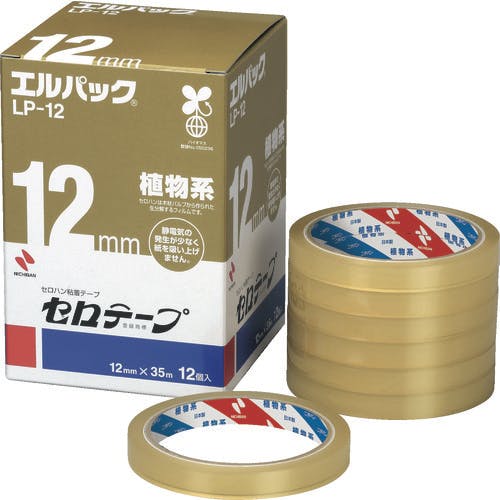 ニチバン セロテープ 大巻 エルパックLP-12 12mmX35m(12巻入)バイオマスマーク認定製品 LP-12 セロハンテープ ニチバン セロテープ 大巻 エルパックLP-12 12mmX35m(12巻入)バイオマスマーク認定製品 LP-12 セロハンテープ