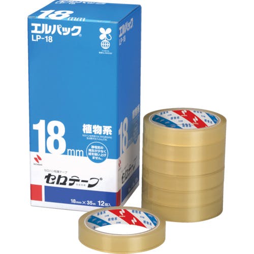 ニチバン セロテープ 大巻 エルパックLP-18 18mmX35m(12巻入)バイオマスマーク認定製品 LP-18 セロハンテープ ニチバン セロテープ 大巻 エルパックLP-18 18mmX35m(12巻入)バイオマスマーク認定製品 LP-18 セロハンテープ