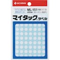 【CAINZ-DASH】ニチバン マイタックラベル（カラーラベル）ＭＬ－１５１白　丸８ｍｍ ML-1515【別送品】