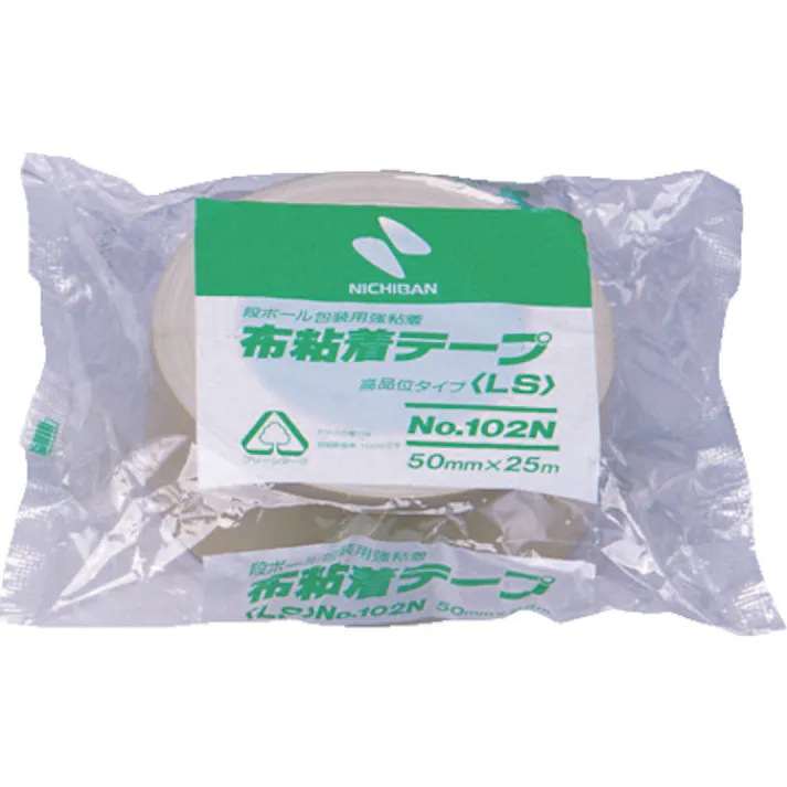 【CAINZ-DASH】ニチバン 布粘着テープ102N黄土-50 50mmX25m 102N7-50【別送品】