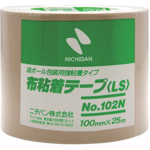 ニチバン 布粘着テープ102N黄土-100 100mmX25m 102N7-100 布粘着テープ ニチバン 布粘着テープ102N黄土-100 100mmX25m 102N7-100 布粘着テープ