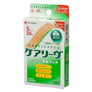 ニチバン ケアリーヴ やさしい素肌タイプ Sサイズ 30枚