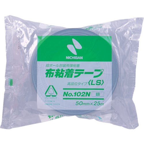 ニチバン 布粘着テープ102N銀50mmX25m 102N10-50 布粘着テープ ニチバン 布粘着テープ102N銀50mmX25m 102N10-50 布粘着テープ