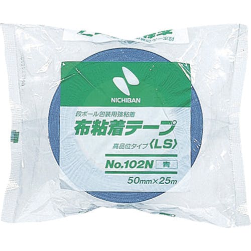 ニチバン 布粘着テープ102N青50mmX25m 102N4-50 布粘着テープ ニチバン 布粘着テープ102N青50mmX25m 102N4-50 布粘着テープ