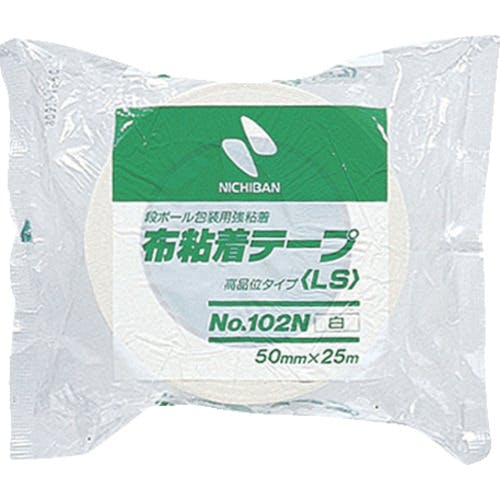 ニチバン 布粘着テープ102N白50mmX25m 102N5-50 布粘着テープ ニチバン 布粘着テープ102N白50mmX25m 102N5-50 布粘着テープ