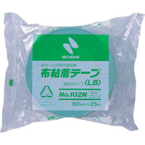 ニチバン 布粘着テープ102Nライトグリーン50mmX25m 102N14-50 布粘着テープ ニチバン 布粘着テープ102Nライトグリーン50mmX25m 102N14-50 布粘着テープ