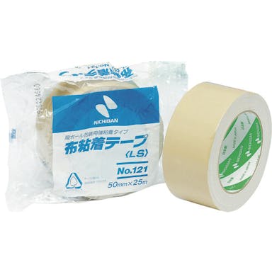 【CAINZ-DASH】ニチバン 布粘着テープ１２１　５０ｍｍＸ２５ｍ 121-50【別送品】