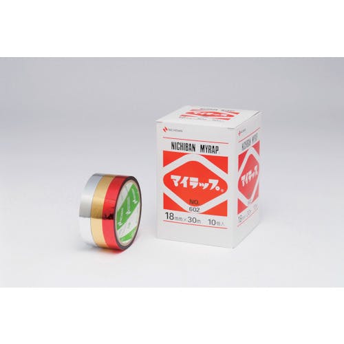 ニチバン マイラップ金6029-18 18mmX30m(1本=1巻) 6029-18 セロハンテープ ニチバン マイラップ金6029-18 18mmX30m(1本=1巻) 6029-18 セロハンテープ