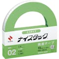 【CAINZ-DASH】ニチバン 両面テープ　ナイスタックＮＷ－１５ＥＣＯ　１５ｍｍＸ２０ｍ（大巻）　エコのり仕様　エコマーク認定商品 NW-15ECO【別送品】