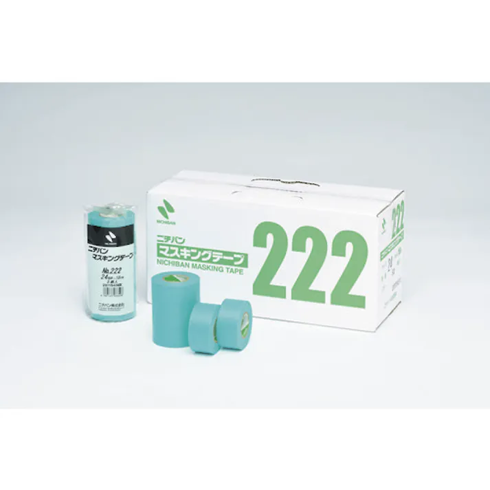 【CAINZ-DASH】ニチバン マスキングテープ 222-12 12mm×18m (10巻入り 222H-12【別送品】
