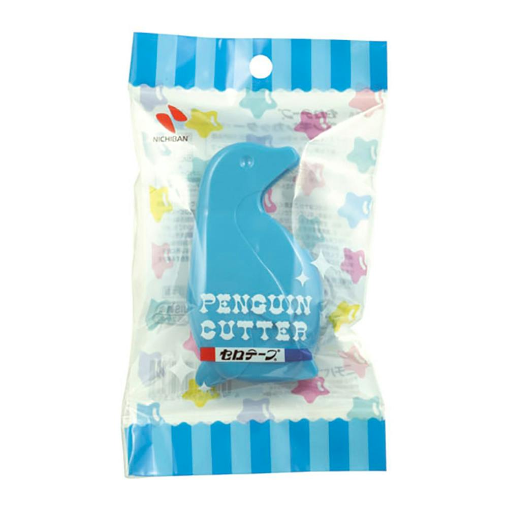 ニチバン セロテープ ペンギンカッター アクアブルー テープ・テープカッター ニチバン セロテープ ペンギンカッター アクアブルー テープ・テープカッター