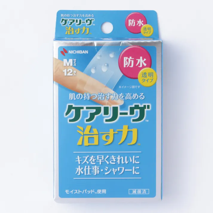 ニチバン ケアリーヴ 治す力 防水タイプ Mサイズ 12枚
