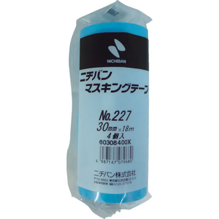 【CAINZ-DASH】ニチバン マスキングテープ 227H-15 15mm×18m(8巻入り) 227H-15【別送品】