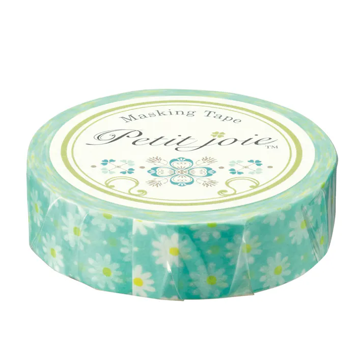 ニチバン プチジョア マスキングテープ マーガレットとドットグリーン