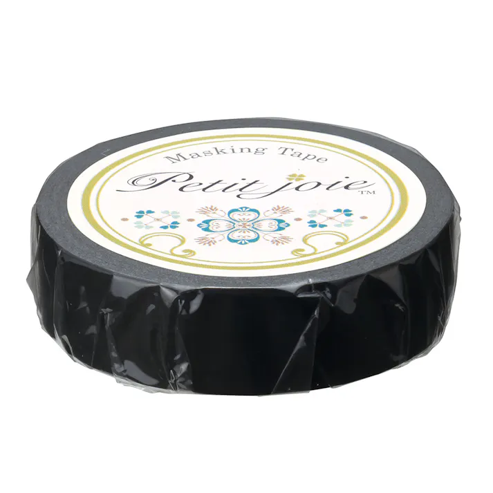 ニチバン プチジョア マスキングテープ ブラック