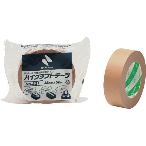 ニチバン ハイクラフトテープ321-38 38mmX50m 321-38 クラフトテープ ニチバン ハイクラフトテープ321-38 38mmX50m 321-38 クラフトテープ