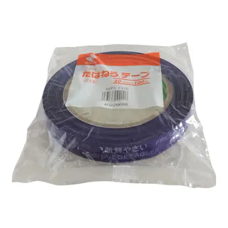 ニチバン たばねらテープ 紫 20mm×100m 環境配慮タイプ