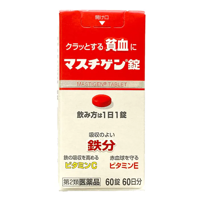 【店舗限定】第2類医薬品 日本臓器製薬 マスチゲン錠 60錠