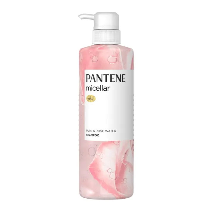 パンテーン ミセラー ピュア&ローズウォーター シャンプー ポンプ 500ml