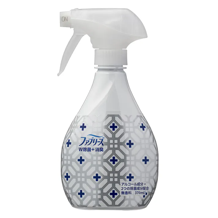 ファブリーズ ダブル除菌 無香料 アルコール成分+(プラス) デザインボトル 370ml(販売終了)