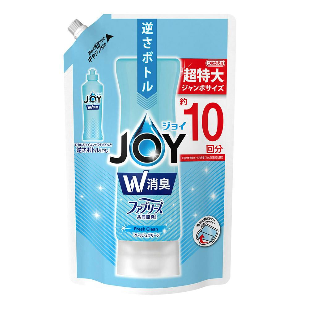 流行 フレッシュクリーン Ｐ 本体 W消臭 日用品 175mL Ｇ ジョイ 台所洗剤、洗浄用品