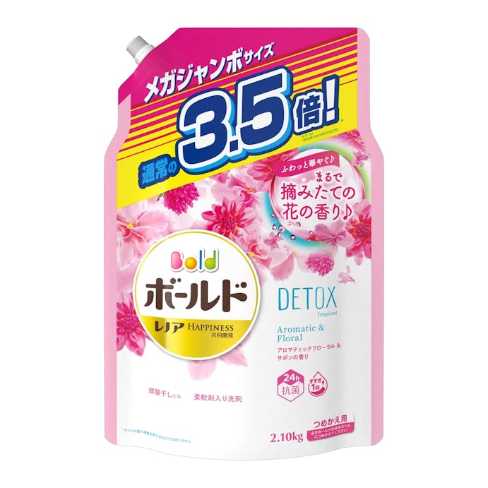 P＆G ボールドジェル アロマティックフローラル＆サボンの香り 詰替 メガジャンボサイズ 2.1kg(販売終了)