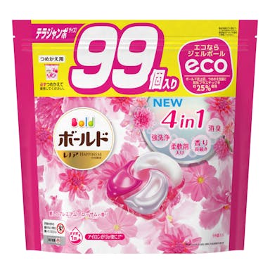 P＆G ボールド ジェルボール4D 癒しのプレミアムブロッサムの香り 詰替 テラジャンボ 99個