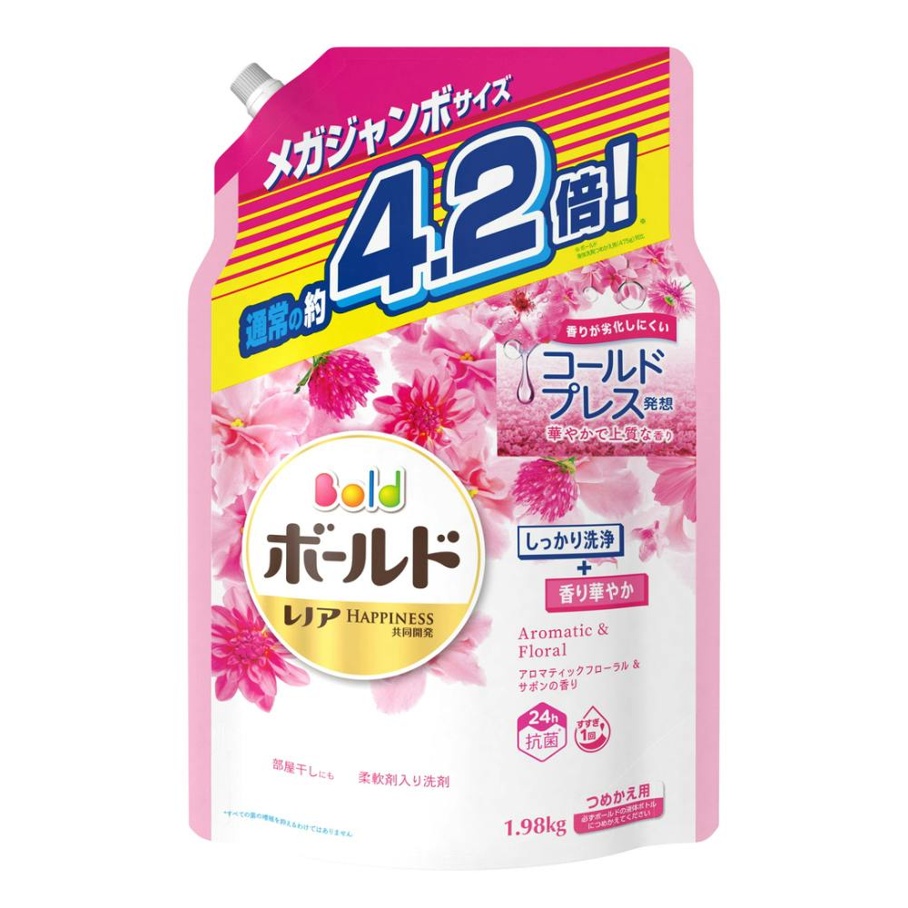 M4_P＆G ボールド ジェル アロマティックフローラル＆サボンの香り 詰