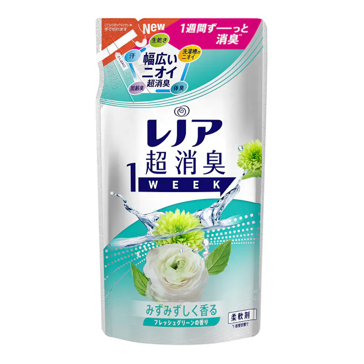 レノア 超消臭 1WEEK みずみずしく香るフレッシュグリーンの香り 詰替 380ml