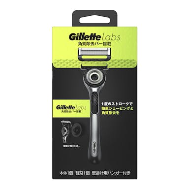 P＆G ジレット Gillette Labs(ジレットラボ) 角質除去バー搭載 壁掛け用ハンガー付 本体+替刃1個