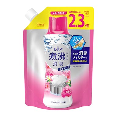 P＆G レノア 煮沸レベル消臭 抗菌ビーズ リフレッシュフローラルの香り 詰替 特大 970ml