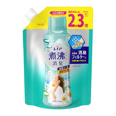 P＆G レノア 煮沸レベル 消臭抗菌ビーズ 部屋干し 花とおひさまの香り 詰替 特大 970ml